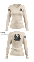 1-153 IN Scout Platoon 12516150 Women's Long Sleeve V-neck Shirt - 10