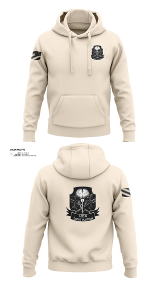 1-153 IN Scout Platoon 12516150 Hoodie - 10