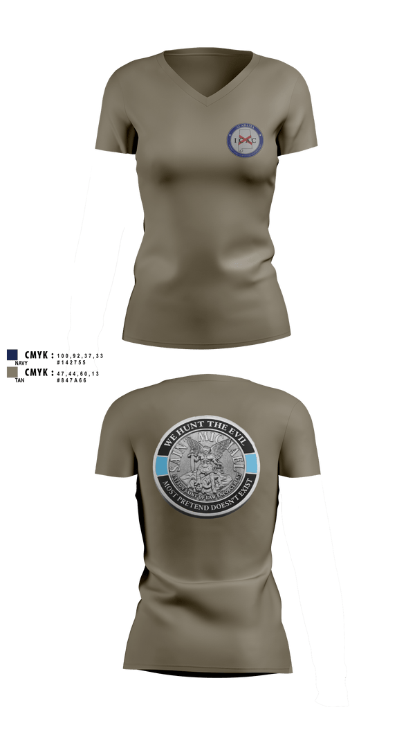 Alabama ICAC 57342857 Women's Short Sleeve V-neck Shirt - 10