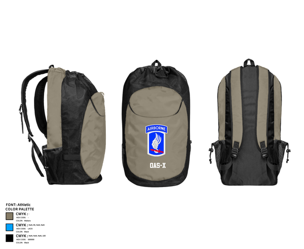 Gear Bag, OAS-X, Army, Teamtime, Team time, sublimation, custom sports apparel, team uniforms, spirit wear, spiritwear, sports uniforms, custom shirts, team store, custom team store, fundraiser sports, apparel fundraiser