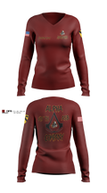 Alpha Company, 615th ASB 23334893 Women's Long Sleeve V-neck Shirt - 5