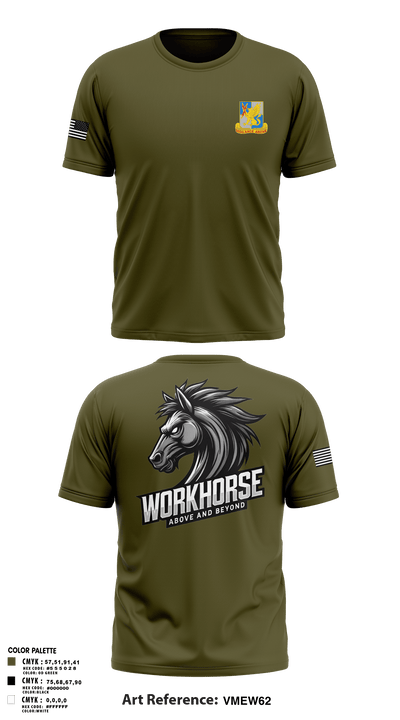 224th MI 54422647 Short Sleeve Performance Shirt - 1