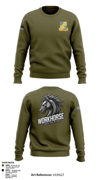224th MI 54422647 Crew Neck Sweatshirt - 1
