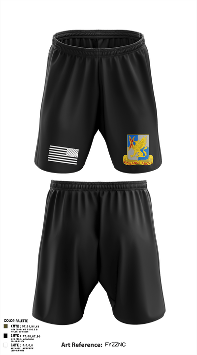 224th MI 54422647 Athletic Shorts With Pockets - 2