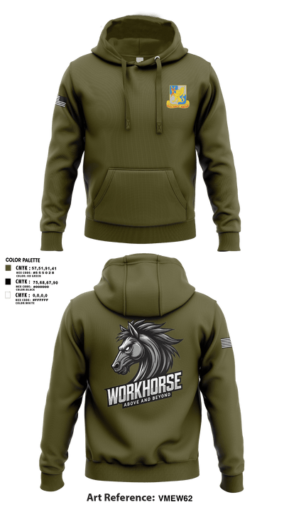 224th MI 54422647 Hoodie - 1