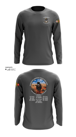 338th Signal Company 46558189 Long Sleeve Performance Shirt - 5
