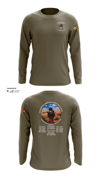 338th Signal Company 46558189 Long Sleeve Performance Shirt -6