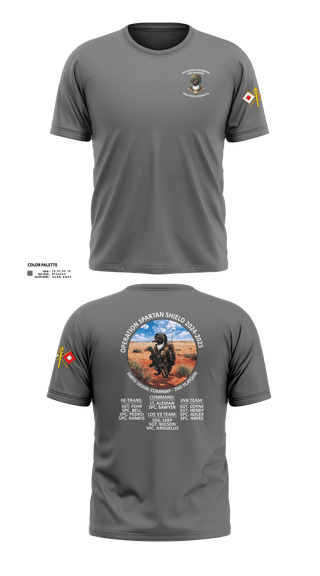 338th Signal Company 46558189 Short Sleeve Performance Shirt - 5