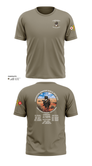 338th Signal Company 46558189 Old School Cotton Feel Shirt -6