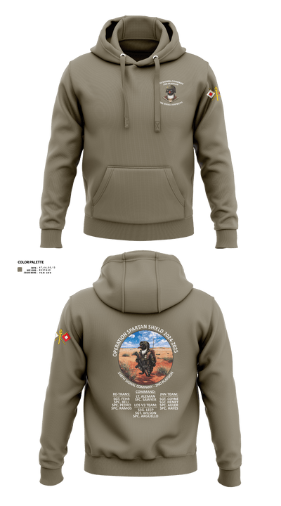 338th Signal Company 46558189 Hoodie - 6