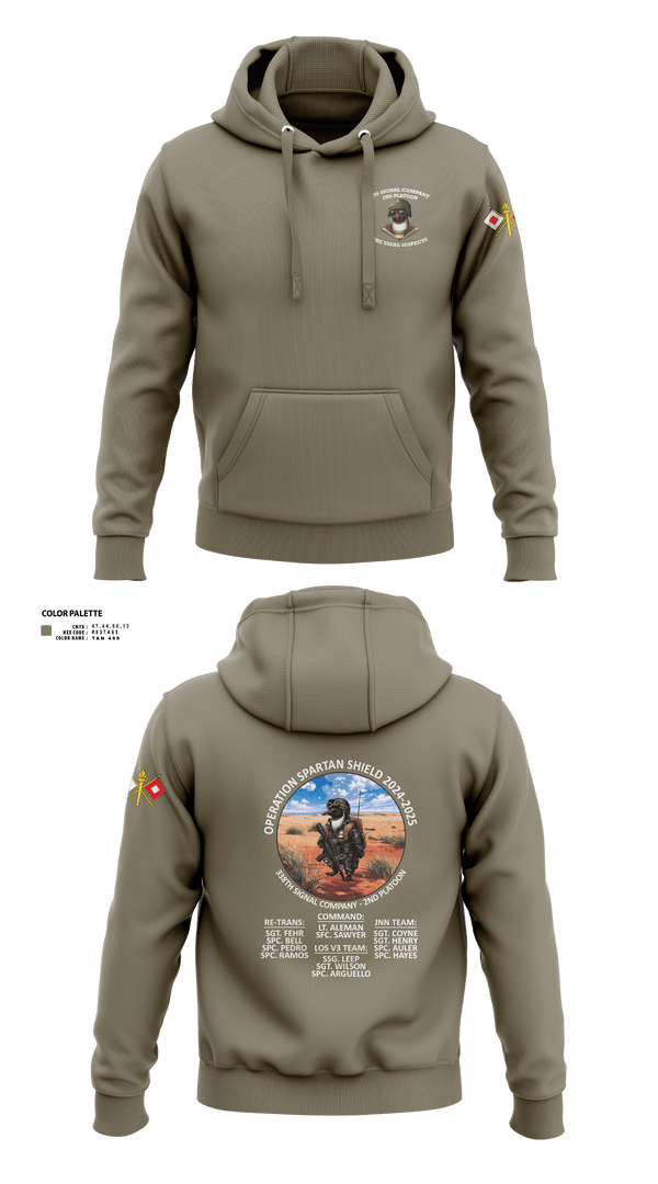 338th Signal Company 46558189 Hoodie - 6