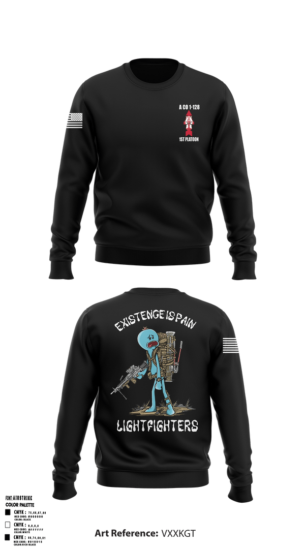 A. Co 1-128 97646593 Crew Neck Sweatshirt - 2