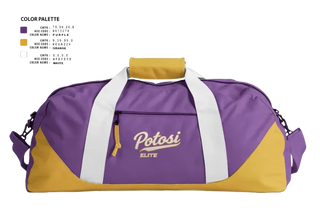 Duffle Bag, Potosi Elite, Softball, Teamtime, Team time, sublimation, custom sports apparel, team uniforms, spirit wear, spiritwear, sports uniforms, custom shirts, team store, custom team store, fundraiser sports, apparel fundraiser