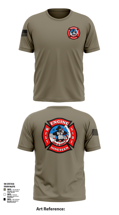 Station 19 Short Sleeve Performance Shirt - 104