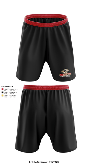 Sabrecats Lacrosse 57576752 Athletic Shorts With Pockets - 1