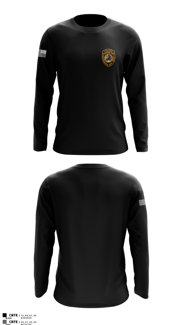 Stafford Police K9 88885313 Long Sleeve Performance Shirt - 1