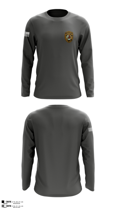 Stafford Police K9 88885313 Long Sleeve Performance Shirt -2