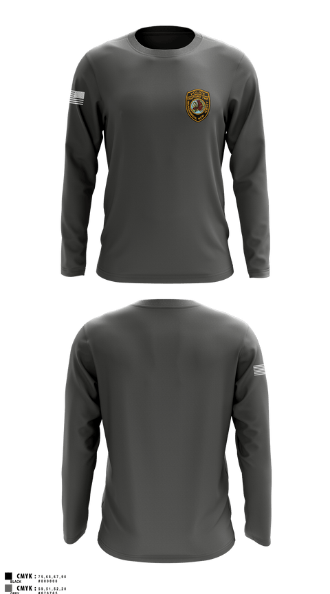Stafford Police K9 88885313 Long Sleeve Performance Shirt -2