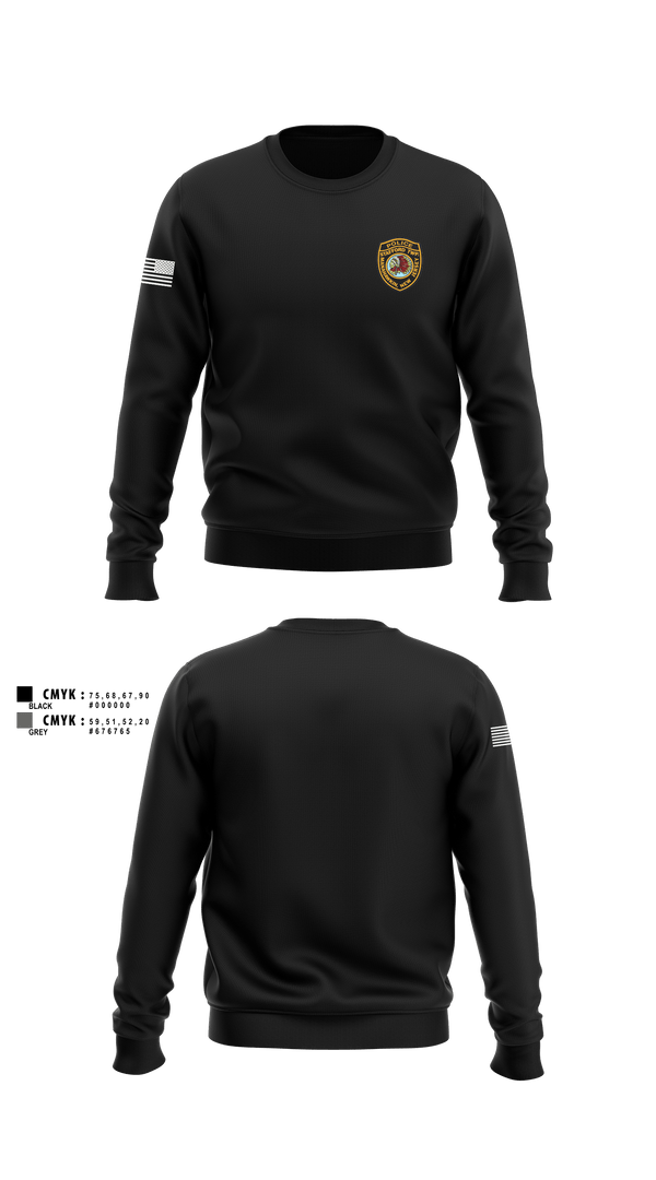 Stafford Police K9 88885313 Crew Neck Sweatshirt - 1