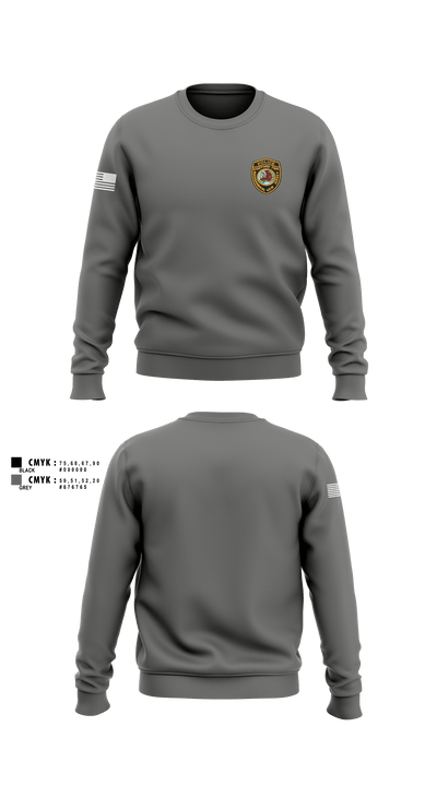 Stafford Police K9 88885313 Crew Neck Sweatshirt - 2