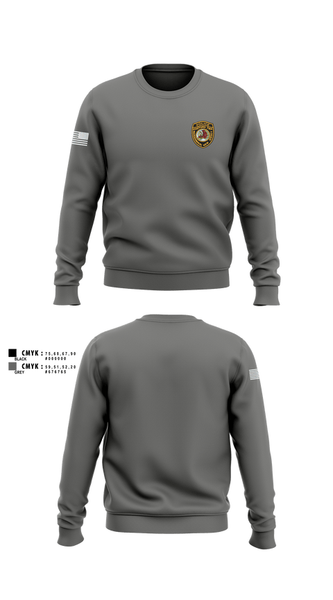 Stafford Police K9 88885313 Crew Neck Sweatshirt - 2
