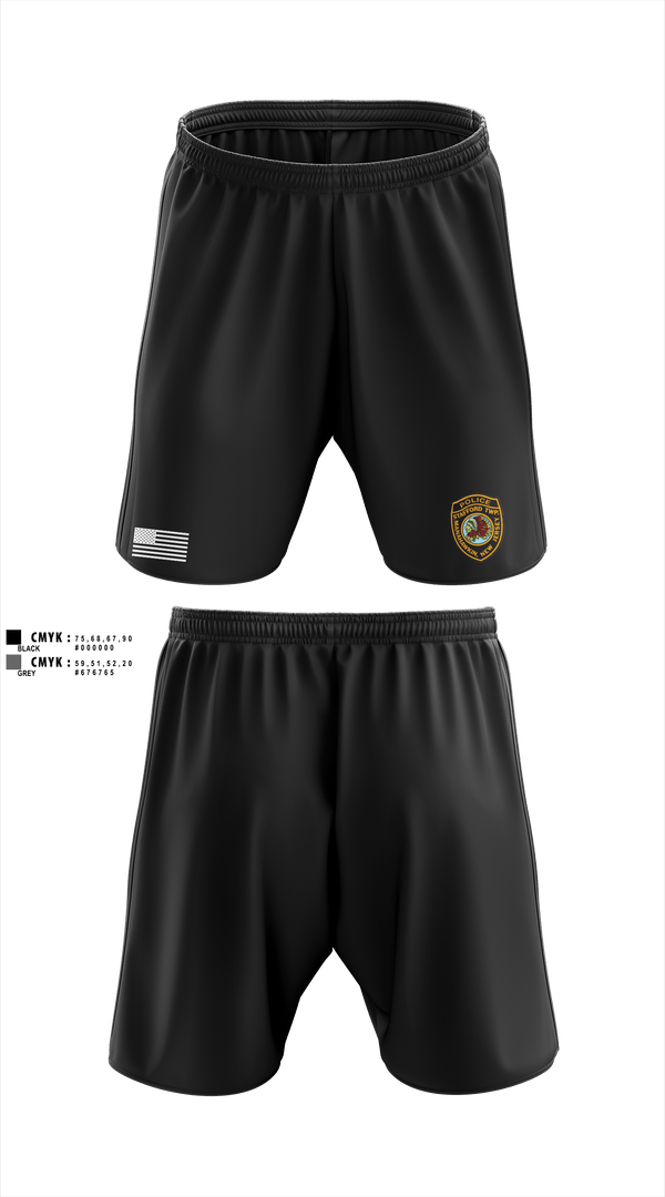 Stafford Police K9 88885313 Athletic Shorts With Pockets - 1