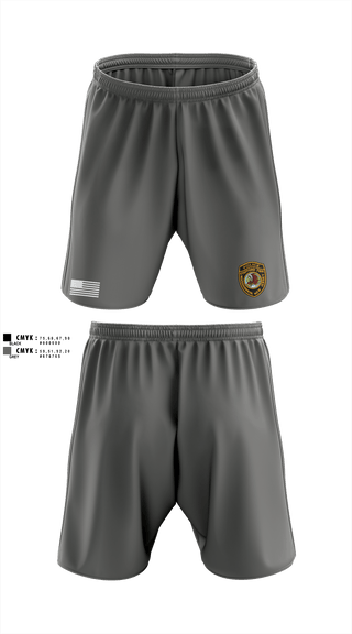 Stafford Police K9 88885313 Athletic Shorts With Pockets - 2