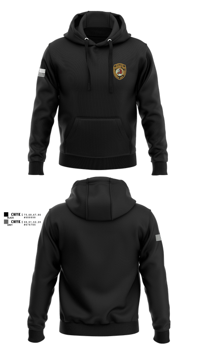 Stafford Police K9 88885313 Hoodie - 1