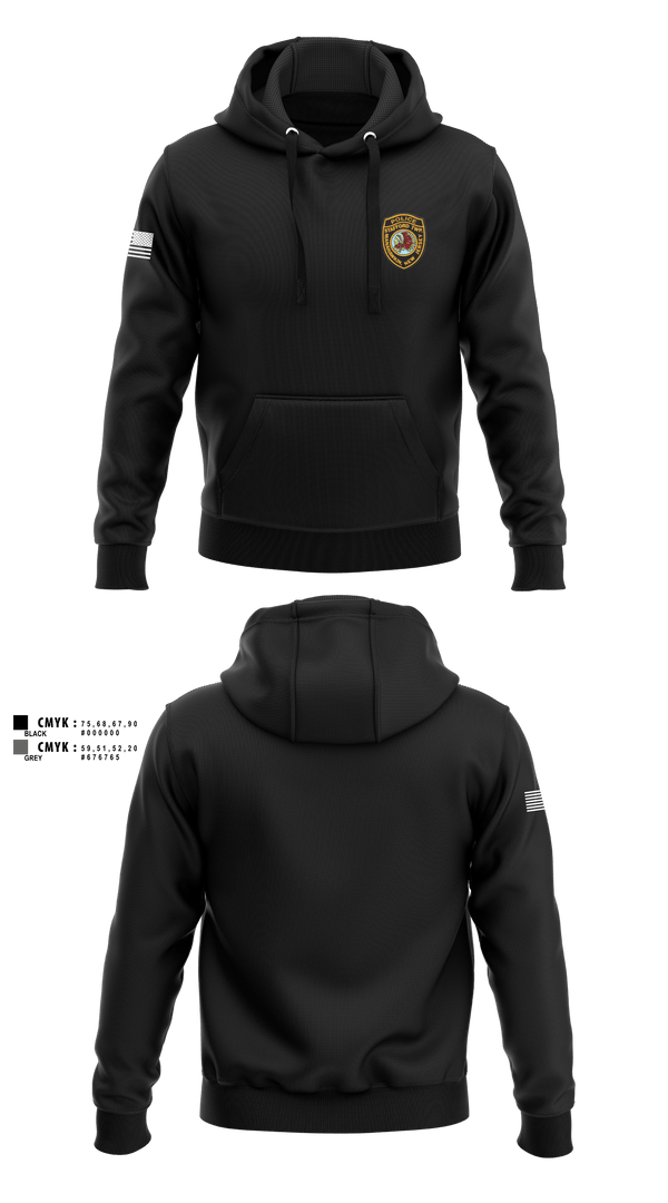 Stafford Police K9 88885313 Hoodie - 1
