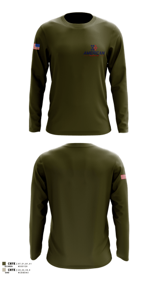 American Telecom 6346011 Long Sleeve Performance Shirt - 1