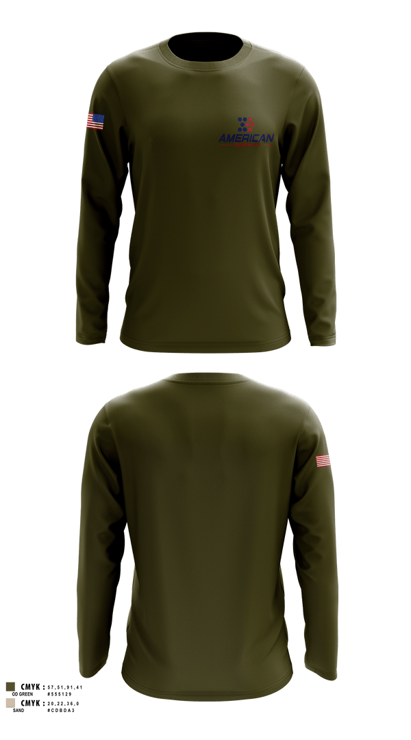 American Telecom 6346011 Long Sleeve Performance Shirt - 1