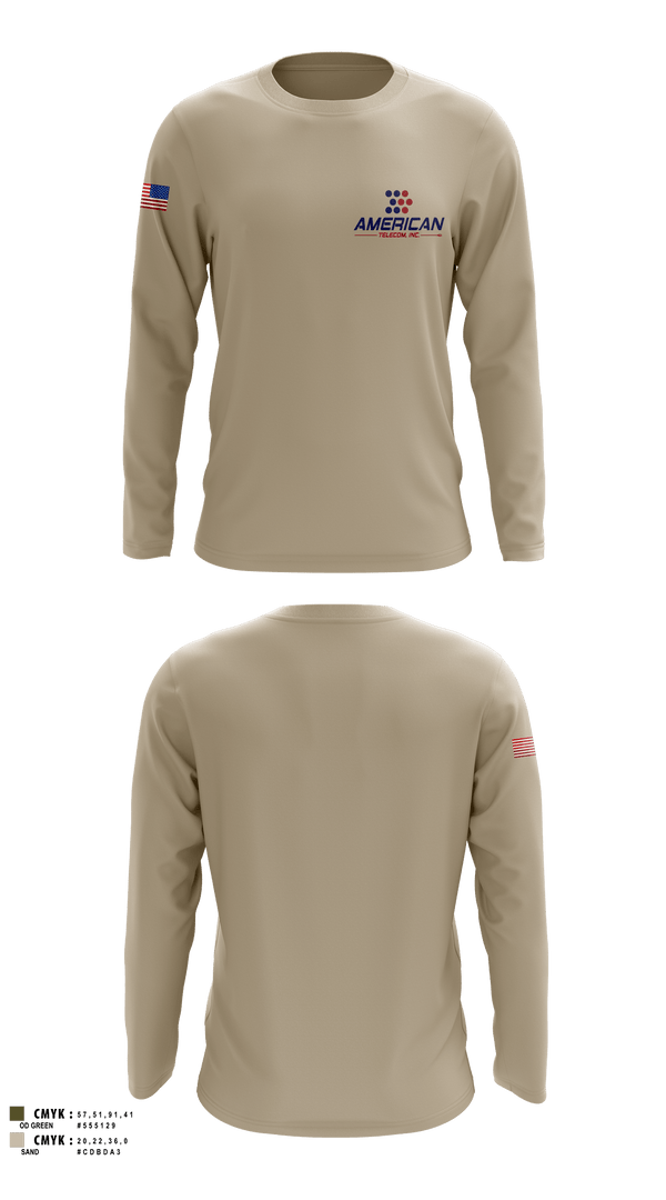 American Telecom 6346011 Long Sleeve Performance Shirt - 2