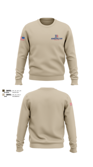 American Telecom 6346011 Crew Neck Sweatshirt -2