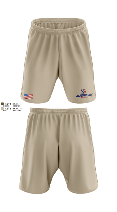 American Telecom 6346011 Athletic Shorts With Pockets -2