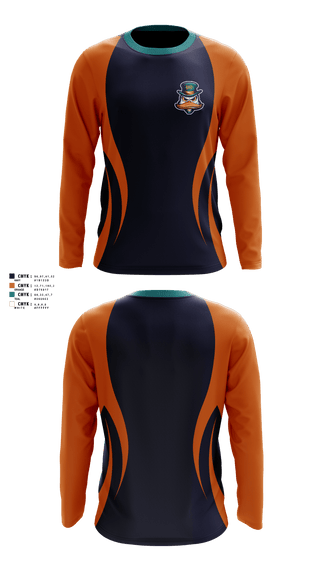 Diamond Ducks 41006610 Long Sleeve Performance Shirt - 1