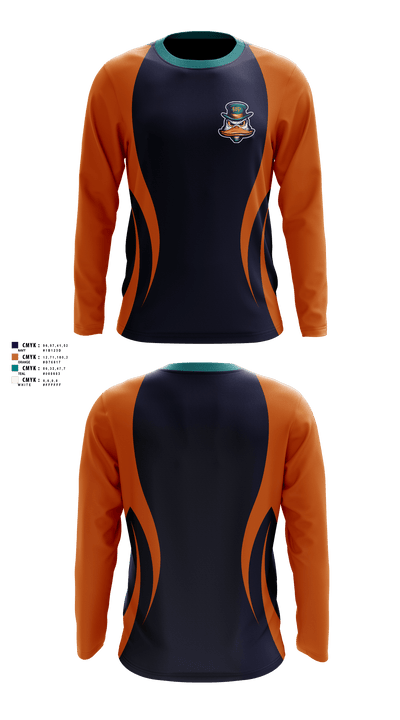 Diamond Ducks 41006610 Long Sleeve Performance Shirt - 1