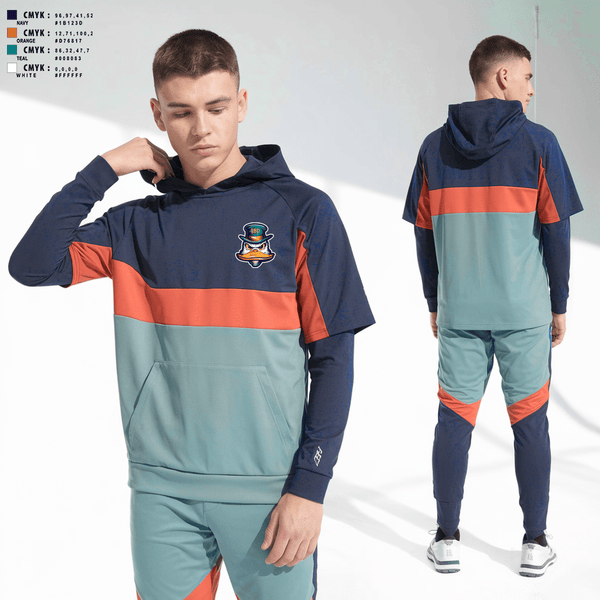 Diamond Ducks 41006610 Short Sleeve Performance Shirt with hood -1