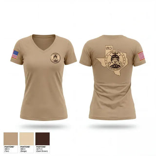 Womens Short Sleeve Vneck Shirt, FIREARMS & TACTICS, Police, Teamtime, Team time, sublimation, custom sports apparel, team uniforms, spirit wear, spiritwear, sports uniforms, custom shirts, team store, custom team store, fundraiser sports, apparel fundraiser
