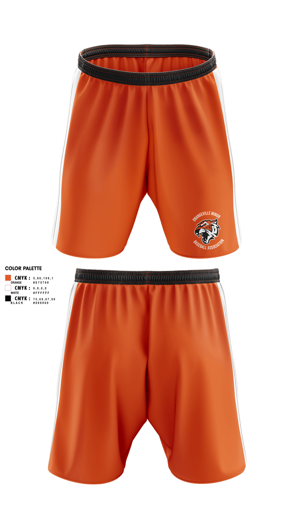 Orangeville Minor Baseball Association 29045164 Athletic Shorts With Pockets - 1 (1)