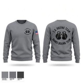 Crew Neck Sweatshirt, Ta boxing, Police, Teamtime, Team time, sublimation, custom sports apparel, team uniforms, spirit wear, spiritwear, sports uniforms, custom shirts, team store, custom team store, fundraiser sports, apparel fundraiser