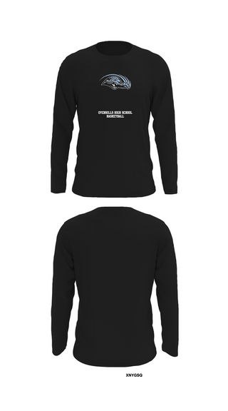 Long Sleeve Performance Shirt, Overhills High School Basketball, Men's Basketball, Teamtime, Team time, sublimation, custom sports apparel, team uniforms, spirit wear, spiritwear, sports uniforms, custom shirts, team store, custom team store, fundraiser sports, apparel fundraiser