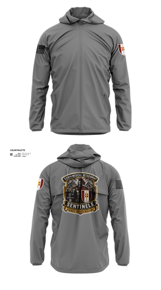 Windbreaker, 528th MED DET COSC, Army, Teamtime, Team time, sublimation, custom sports apparel, team uniforms, spirit wear, spiritwear, sports uniforms, custom shirts, team store, custom team store, fundraiser sports, apparel fundraiser