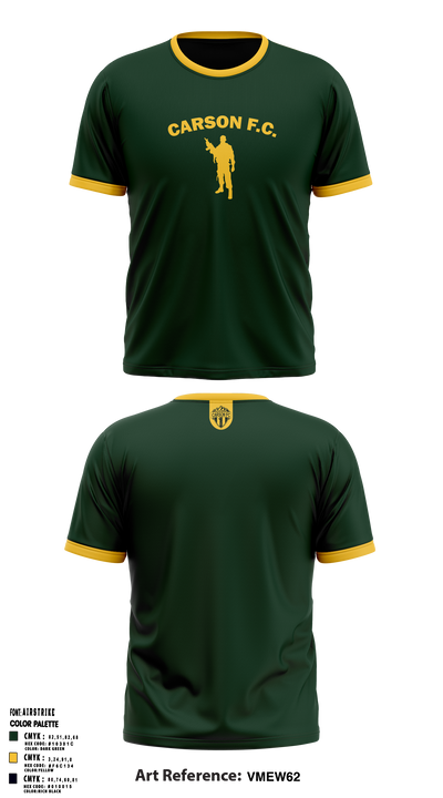Carson FC 94821169 Short Sleeve Performance Shirt - 1