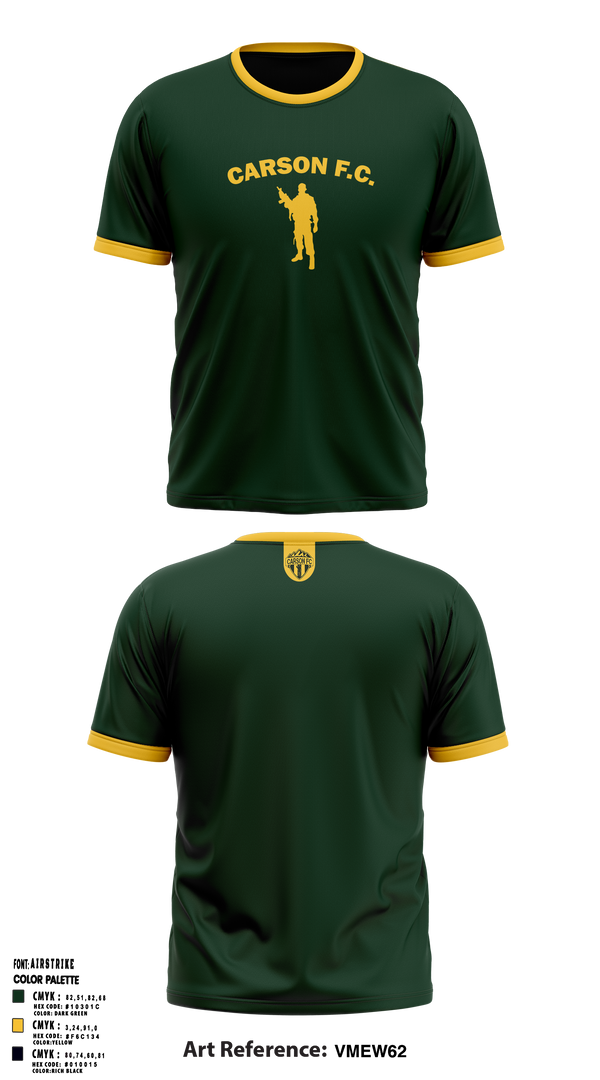 Carson FC 94821169 Short Sleeve Performance Shirt - 1