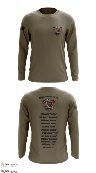 4-3 ADA 25720593 Long Sleeve Performance Shirt - 6