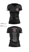 4-3 ADA 25720593 Women's Short Sleeve V-neck Shirt - 5