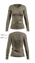 4-3 ADA 25720593 Women's Long Sleeve V-neck Shirt - 6