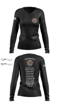 4-3 ADA 25720593 Women's Long Sleeve V-neck Shirt - 5