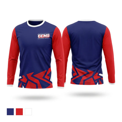 NC LADY GEMS Long Sleeve Performance Shirt - 1