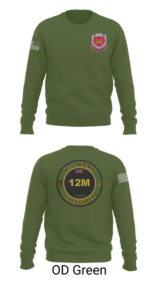 Crew Neck Sweatshirt, 1153rd Firefighter Unit, , Teamtime, Team time, sublimation, custom sports apparel, team uniforms, spirit wear, spiritwear, sports uniforms, custom shirts, team store, custom team store, fundraiser sports, apparel fundraiser